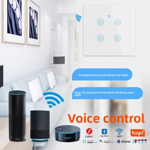 Interrupteur Tactile Intelligent WiFi 10A 240V en Verre Trempé, Norme US/Australienne, Connectivité Facile, Étanche IPX7, Commande Vocale, Monophasé - Product Image 3
