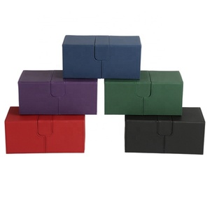 Caja Premium para Cartas Coleccionables, Caja de Almacenamiento para Más de 200 Cartas con Cuero Sintético y Forro de Microfibra, Color Personalizado - Product Image 4