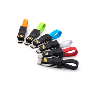 סיטונאי 3 ב 1 חזק מגנט keychain usb מטען כבל עבור אנדרואיד מיקרו USB, iOS, סוג C מכשירים ניידים - Product Image 5