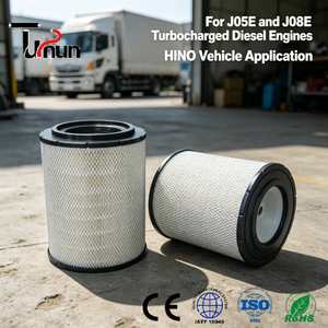 Nouveau filtre à air pour camion lourd 17801-2960 A-13600 AF26242 Remplacement pour camion HINO Ranger - Product Image 1