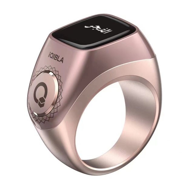 2023New Arrival Muslim Smart Electronic Zikr Ring Tasbeeh Tasbih Iqibla Smart Ring for Phone APP IOS or Android Tally Counter