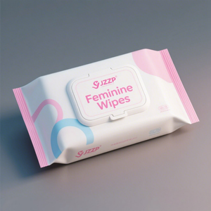 Lingettes féminines en coton biologique pour le nettoyage quotidien des femmes Soins privés PH équilibré Hygiène <span class=keywords><strong>intime</strong></span> Lingettes humides à l'acide borique - Product Image 1