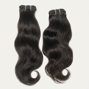 Extensions de cheveux Body Wave couleur naturelle Grade 12A sans perte de cheveux, 100% indiennes, Re My Hair Extension Machine, double trame, permanente sans vapeur - Product Image 1