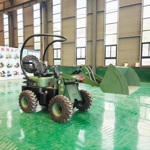 Kuangcheng pemantik elektrik energi hijau E08 roda pemuat multifungsi kecil dengan komponen inti bantalan Motor roda gigi pompa - Product Image 1