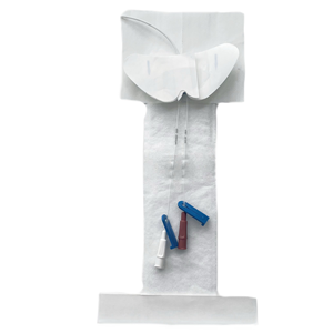 10*25cm สายสวนฟอกเลือดป้องกันไม่ทอผ้าหลอดฟอกไตตกแต่งกระเป๋าใส่สายสวน - Product Image 2