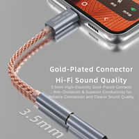 Adaptateur audio numérique USB C vers prise casque 3,5 mm, convertisseur Type C DAC Hi-Fi