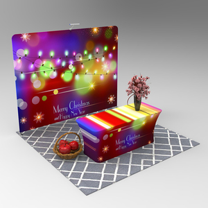 Nhà máy cung cấp <span class=keywords><strong>3x3</strong></span> vải hiện đại <span class=keywords><strong>Pop</strong></span> <span class=keywords><strong>Up</strong></span> đứng 10ft nhôm gian hàng triển lãm cho triển lãm thương mại quảng cáo bán buôn có sẵn - Product Image 6