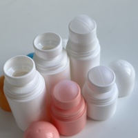 15ml 30ml 50ml 75g Récipient en plastique vide en plastique torsadé rond personnalisé blanc en bâton de déodorant