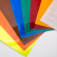 Tongming TM1700 Film réfléchissant prismatique de qualité ingénieur de haute qualité Bande de sécurité réfléchissante PMMA Surface diamant