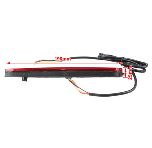 Reflector LED para Parachoques Trasero para <span class=keywords><strong>Toyota</strong></span> Camry, Wish, Alphard, Vellfire, Innova, Harrier, Luz de Circulación Diurna DRL, Luz de Freno Secuencial - Product Image 6