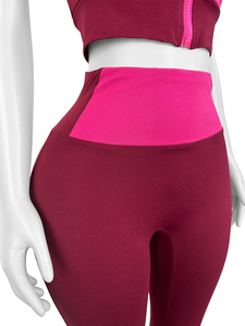 Set da donna con chiusura a colori nuovo arrivo Set lungo Crop Top Legging 2 pezzi <span class=keywords><strong>tuta</strong></span> estiva Casual con cerniera t-shirt abito t-shirt con cerniera - Product Image 5