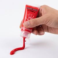 Peinture à doigts lavable en vrac, sûre, non toxique, facile à nettoyer, pots de 30 ml pour enfants, bricolage