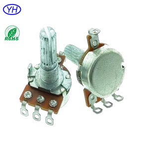 16Mm <span class=keywords><strong>10K</strong></span> 20K 50K 100K Ohm Carbon Phim Quay <span class=keywords><strong>Potentiometer</strong></span> Với Trung Tâm <span class=keywords><strong>Tap</strong></span> - Product Image 3