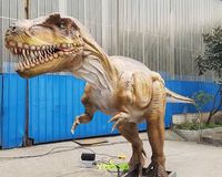 Modèle de dinosaure artificiel de 6 m, Albertosaurus animatronique réaliste en caoutchouc de silicone, pour centre commercial, parc d'attractions pour enfants