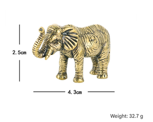 รูปปั้นช้างไทยทองเหลืองโบราณ-ของสะสมน้ำ<span class=keywords><strong>ชา</strong></span>น่ารักแนววินเทจของสะสมตกแต่งงานฝีมือสุดฮ็อต - Product Image 6