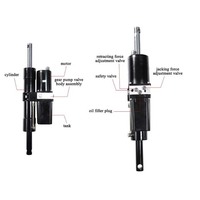 Force de levage TG20-485 400KG 485mm course 300W/800W actionneur de revêtement hydraulique de haute qualité actionneur linéaire robuste DC 12/24V