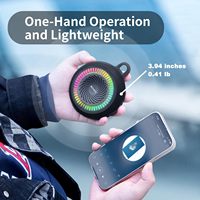 En gros Enceinte sans fil de plage étanche IPX7, compacte, portable, avec basses puissantes, clip et lumière colorée, OEM ODM