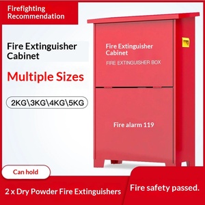 กล่องใส่ถังดับเพลิง 4กก./5กก./8กก. รุ่น ABHX-2/XZ-006 สำหรับโรงงาน บริษัท โกดัง กล่องเปล่าสำหรับผงเคมีแห้ง สารเคมีอันตราย ไม่ใช่ - Product Image 5