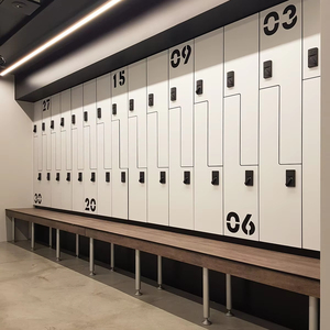 Armoire vestiaire moderne Cartmay pour <span class=keywords><strong>chaussures</strong></span> de sport et de spa, avec <span class=keywords><strong>banc</strong></span> - Product Image 4