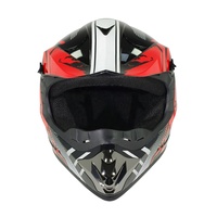 Casque de moto intégral ABS avec logo personnalisé, casque de course tout-terrain unisexe pour adultes, style DOT, fermeture rapide