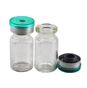 10ml High quality Borosilicate Small Glass Vial medical injection glass bottle Mini pill bottle with rubber cap