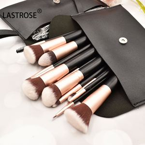 Juego de Brochas de Maquillaje Veganas Sintéticas Profesionales de Alta Calidad 2024, Juego de Brochas de Maquillaje de Marca Privada con Bolsa - Product Image 1