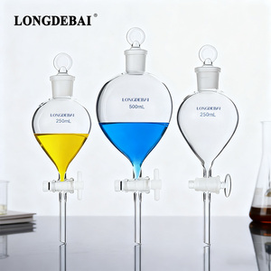 Offre Spéciale : Kit de Cloche de Séparation en Verre Borosilicate de Haute Qualité pour Laboratoire, Forme Poire - Product Image 5