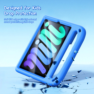 Funda de tableta portátil con diseño de dibujos animados, adecuada para iPad mini 7/iPad mini 6, con ranura separada para bolígrafo, funda protectora para tableta. - Product Image 5