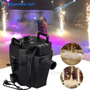 Supershow 3500W Nimbus Máquina de chorro de hielo seco Máquina de niebla de humo Luz de escenario para fiesta de boda