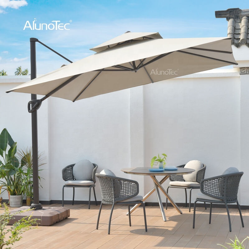 AlunoTec Wholesale Outdoor Awning Parasols LED
