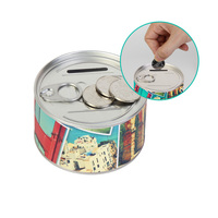 Boîte à monnaie en aluminium avec couvercle à anneau, petite boîte cadeau personnalisée pour amis, produits à moins d'un dollar, boîte commémorative en forme de canette