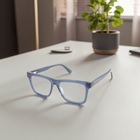 Gafas de acetato a la moda, personalizadas, con certificación ISO9001, seguras y cómodas de usar durante períodos prolongados.