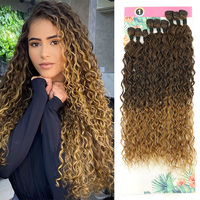 Paquets de fibres protéinées japonaises en gros 9pcs paquet d'extensions de cheveux