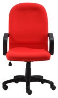 Haut et bas mécanisme réglable chaise classique tissu rembourrage dossier et siège chaise de bureau classique