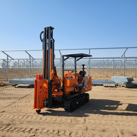 Perforadora Hidráulica Solar para Paneles Fotovoltaicos Mejorada, Modelo 360, Superventas °   Máquina Perforadora de Tierra con Rotación Completa para Operación Flexible