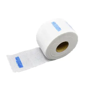 Wholesale custom disposable white salon barber neck paper hairdressing stretch neck roll paper