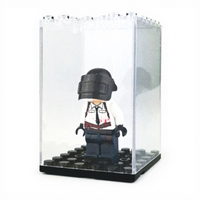 Vitrina Acrílica para Minifiguras, Exhibidor Transparente a Prueba de Polvo para Coleccionables