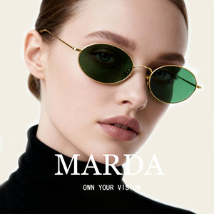 แว่นกันแดด TFB กรอบโลหะทรงรี สำหรับสุภาพสตรีและสุภาพบุรุษ ป้องกันรังสียูวี 400 สไตล์ยุค 90 น้ำหนักเบา คลาสสิก เรโทร วินเทจ หรูหรา เท่ห์ ทันสมัย รุ่นใหม่มาแรง - Product Image 2