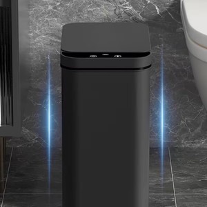 Intelligenter Automatischer Sensor-Mülleimer aus Kunststoff, 4 Öffnungsmodi, Soft-Close-Deckel & Herausnehmbarer Inneneimer - Product Image 1