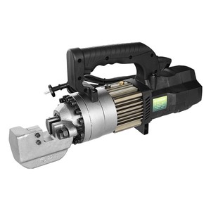 Machine de découpe de barres d'armature électrique manuelle durable avec composants à engrenages pour la découpe de profilés métalliques - Product Image 1