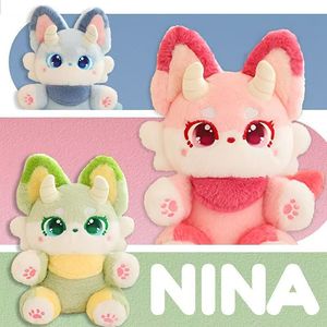Graziosa piccola volpe del diavolo fantasma bestia peluche bambola PP cotone compagno Stress decorazioni di compleanno - Product Image 5