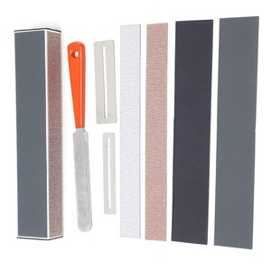 Kit di Strumenti per Liutaio per la Riparazione della Tastiera della <span class=keywords><strong>Chitarra</strong></span>: <span class=keywords><strong>Accessori</strong></span> per Pulizia, Lucidatura e Livellamento - Product Image 4