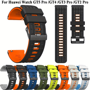 สายนาฬิกาสำหรับนาฬิกาหัวเว่ย GT 6/5/<span class=keywords><strong>4</strong></span>/3/2 โปร 46 มม.นาฬิกา 5 <span class=keywords><strong>4</strong></span> 3 โปร อัลติเมทสายรัดแบบปลดเร็ว 22 มม.สร้อยข้อมือซิลิโคนกีฬา - Product Image 3
