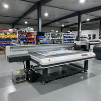 Nouvelle imprimante à plat UV 2513, machine d'impression numérique, tête d'impression Ricoh G6, 4 à 8 têtes, 2500 x 1300 mm, système d'impression Vision 3D