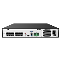 Enregistreur vidéo réseau 32 canaux AI NVR 16 ports PoE H.265 12MP avec 4 baies de disques durs et détection de mouvement intelligente AcuSearch pour système de caméras IP