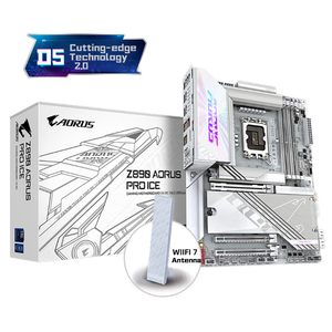 <span class=keywords><strong>GIGABYTE</strong></span> Z890 <span class=keywords><strong>AORUS</strong></span> PRO ICE DDR5 prend en charge les processeurs Ultra U9-285K, U7-265K, LGA 1851 - Product Image 2