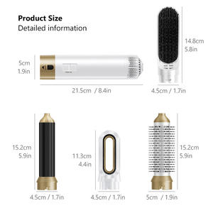 Vente en gros de sèche-<span class=keywords><strong>cheveux</strong></span> électrique 5-en-1 avec technologie ionique Plastique ABS 1000W Styler et souffleur multifonctions pour la maison - Product Image 4