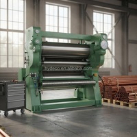 Machine à Calendrier en Caoutchouc de 550 mm à Commande PLC, Broyeur à Deux Rouleaux avec Refroidissement par Eau pour le Compostage du Caoutchouc