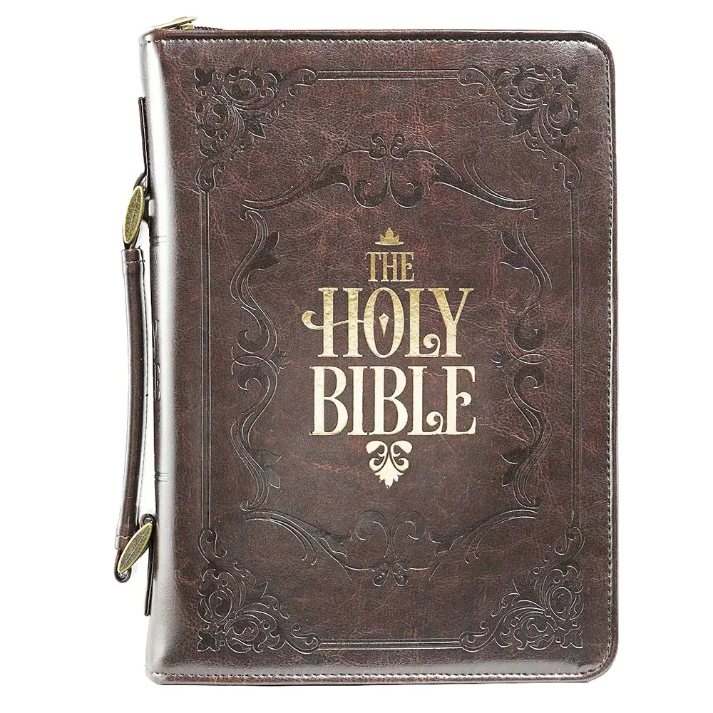 Da Kinh Thánh Bìa Nổi "Kinh Thánh Thánh" Kinh Thánh Túi Với Xử Lý