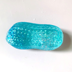 Jouet anti-stress coloré en forme d'arachide à presser, à récupération lente, pour tous les âges - Product Image 1